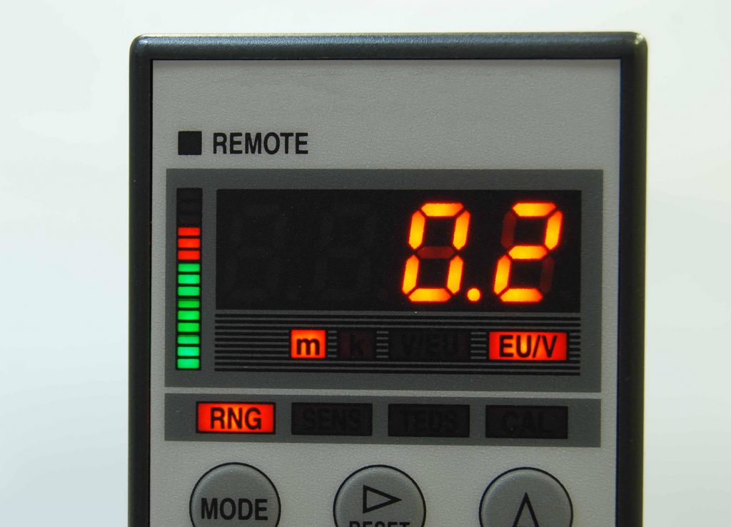 7セグとリニアレベルメータ表示